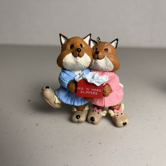 Vintage Best Friend Husband Wife Christmas Ornaments Hallmark Keepsake Mixed Lot - Picture 9 of 10